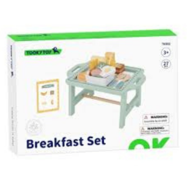 Wooden Breakfast Playset