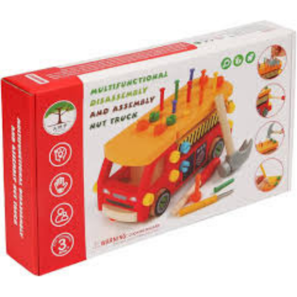 Wooden Multifunctional and Assembly Nut Truck