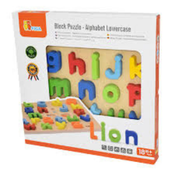 Viga Block Puzzle Alphabet Lowercase