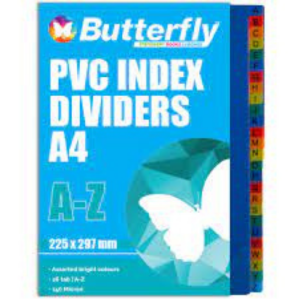 A4 butterfly dividers