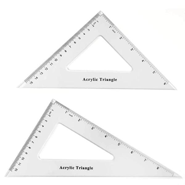 Set square 35cm merit mt-2032/xdj 1135