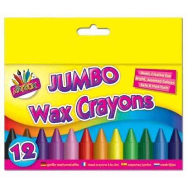 Wax cryon jumbo 12pcs 5919