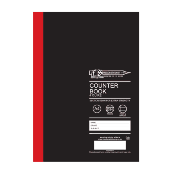 Counter book 4 quire n/p