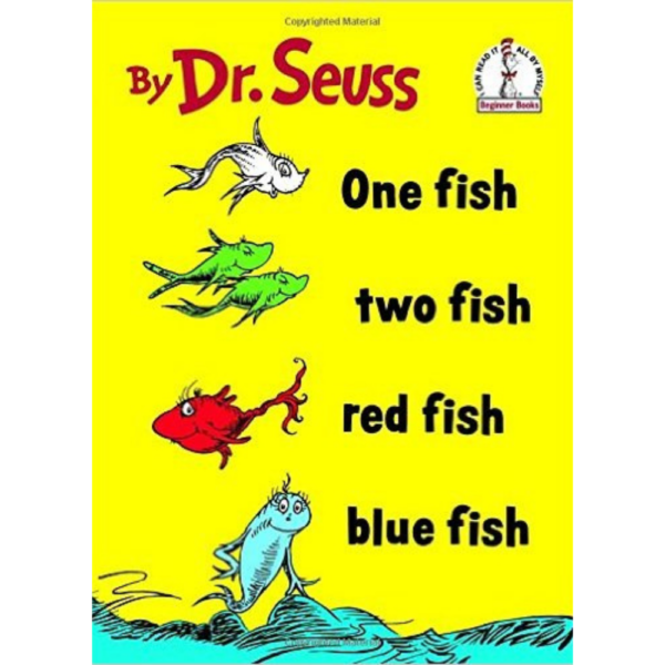 Dr suess one two fish red fish