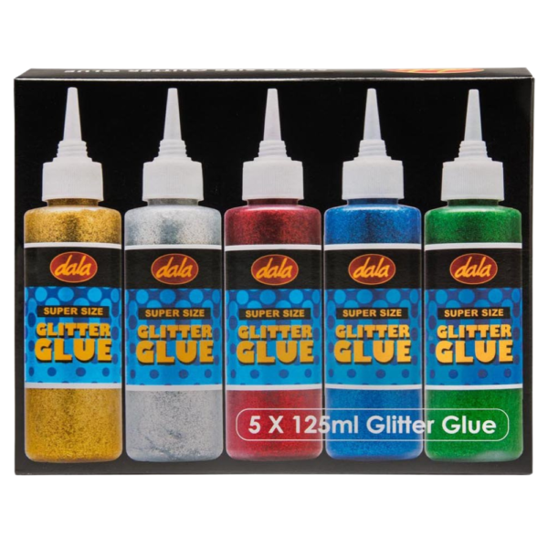 Glitter Glue Dala Assorted 125ml